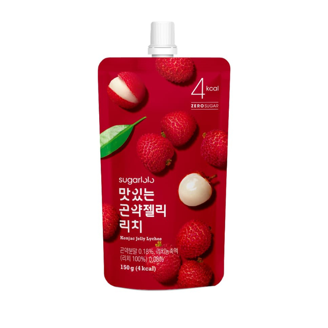 SugarLolo Konjac Gelee Litschi Zuckerfrei 150 g