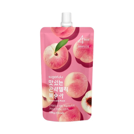 SugarLolo Konjak-Gelee Pfirsich Zuckerfrei 150 g