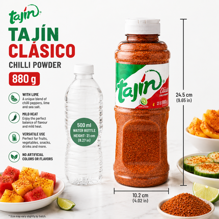 Tajín Clásico Chili Powder with Lime – 880 g