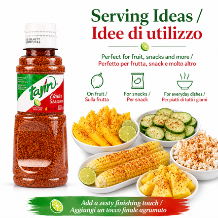 Tajín Clásico Seasoning with Lime and Chili 142 g