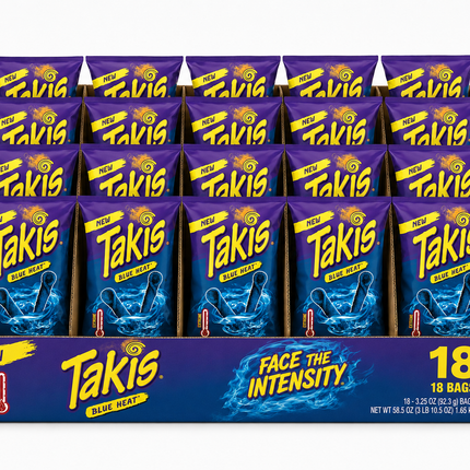 Takis Blue Heat, Chili-Limetten-Tortilla-Locken, 100g