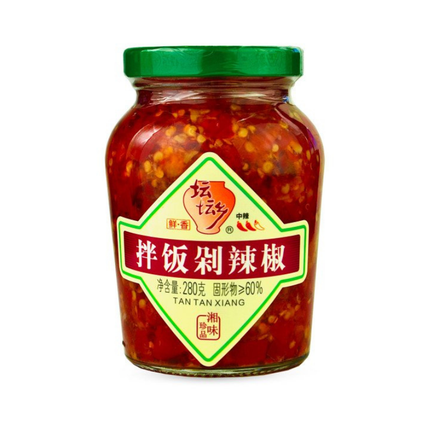 Tan Tan Xiang Peperoncino Tritato Piccante – Salsa Chili Cinese 280g