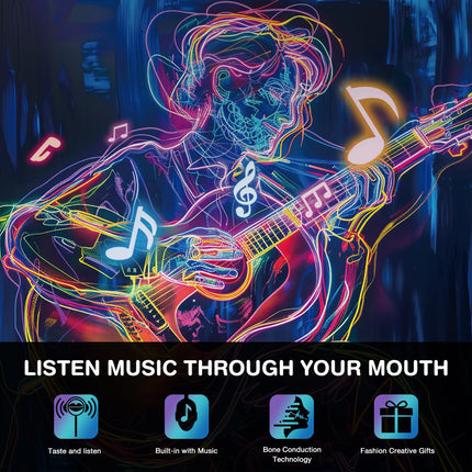 AMOS TastySounds Audio Lollipop – Honey Peach flavored "Happy Birthday" musical lollipop