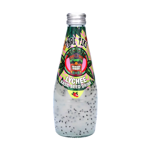 Thai Tiki Lychee Basil Seed Drink 290 ml