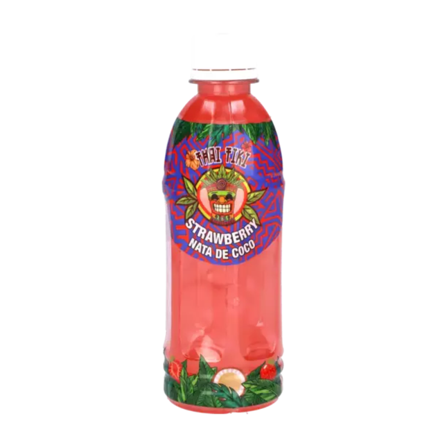 Thai Tiki Strawberry Nata de Coco Getränk 300 ml