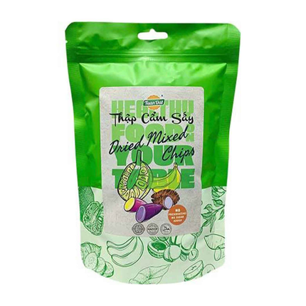 Tuan Dat Mixed Dried Chips Snack di Frutta e Verdura Essiccata 100 g