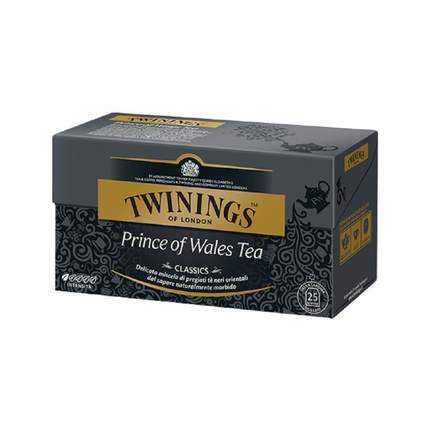 Twinings Prince of Wales Tea – Tè Nero Classico 25 Filtri 50 g