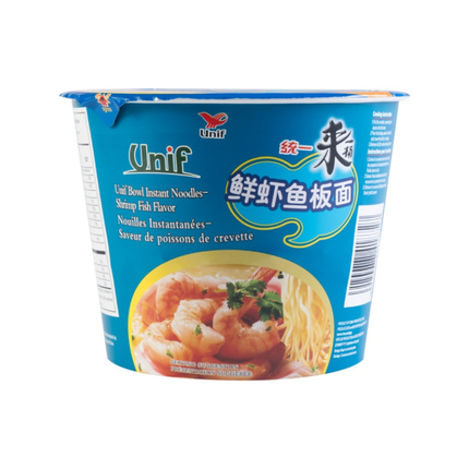 Unif Bowl Instant Noodles Shrimp Fish Flavor – Instant Shrimp Noodles 108g