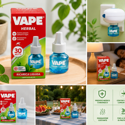 Vape Herbal Mosquito Repellent Liquid Refill – 30 Nights of Protection, 36 ml