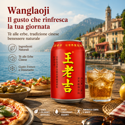 Wang Lao Ji Herbal Tea 310ml | Tè alle Erbe Classico Cinese