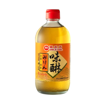 Wuan Ja Shan Mirin Sweet Cooking Rice Seasoning 450ml – Condimento Giapponese a Base di Riso