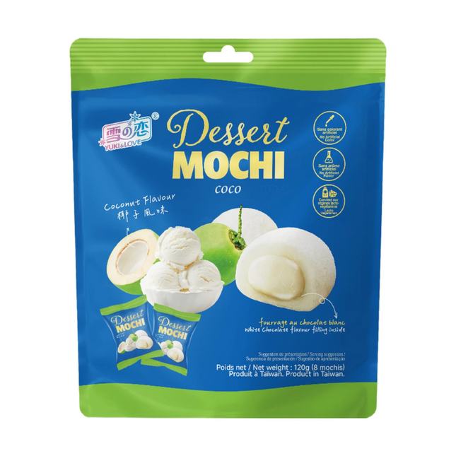 YUKI & LOVE – Mochi al cioccolato e cocco – 120 g