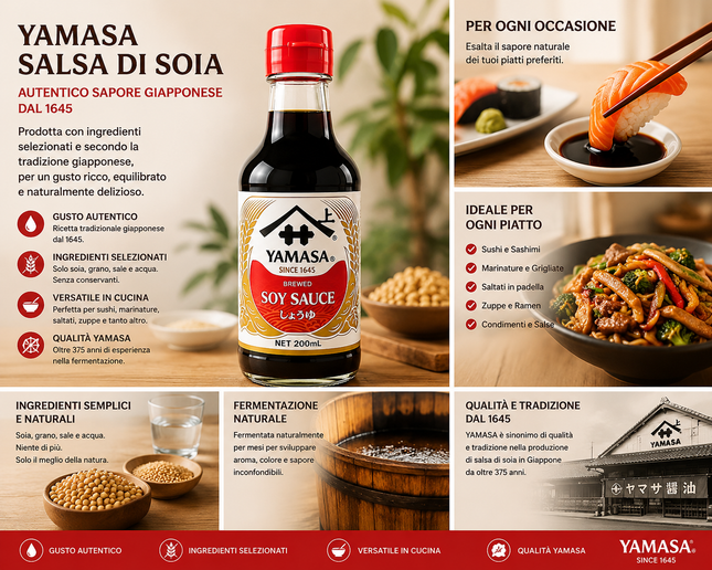 Yamasa Salsa di Soia Tradizionale 200ml