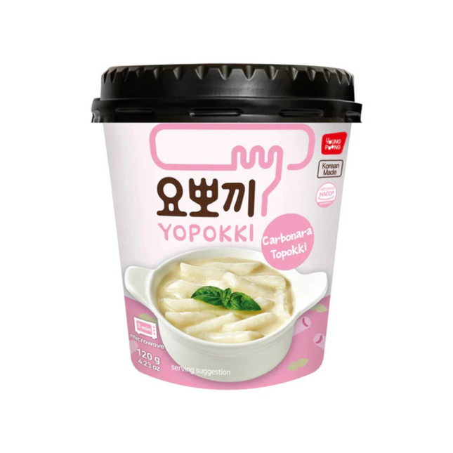 Yopokki Carbonara Topokki Cup 120g