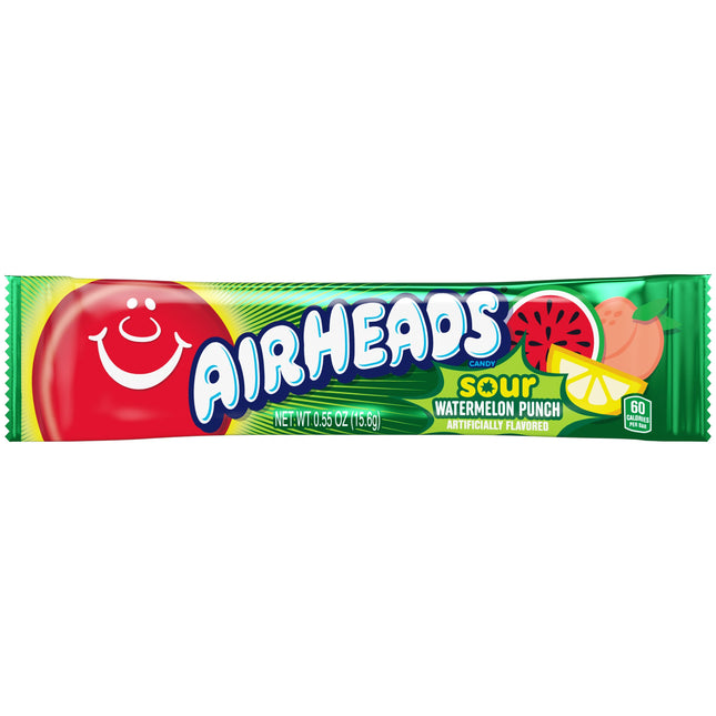 Airheads Sour Watermelon Punch – Caramella Morbida Acidula 15,6 g