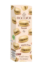 Macaron al Cacao Senza Glutine – 3 pezzi (42g) | Delizioso Dessert Francese