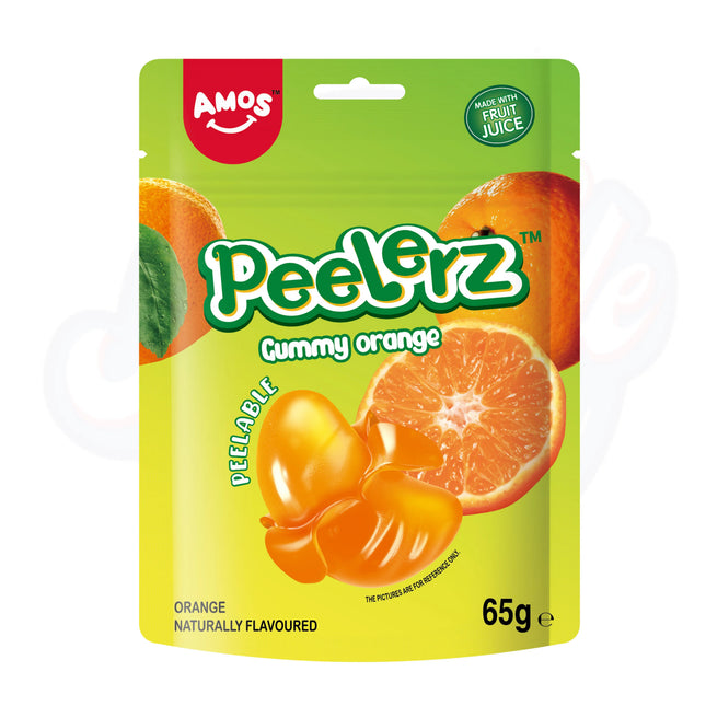 Amos Peelerz Caramelle Gommose Pelabili Arancia 65 g