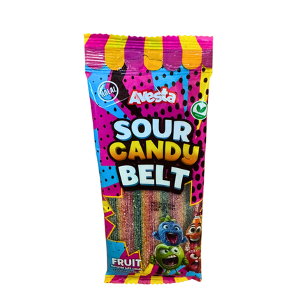 Avesta Sour Belt Fruit – Cinture Gommose Acide alla Frutta 70 g