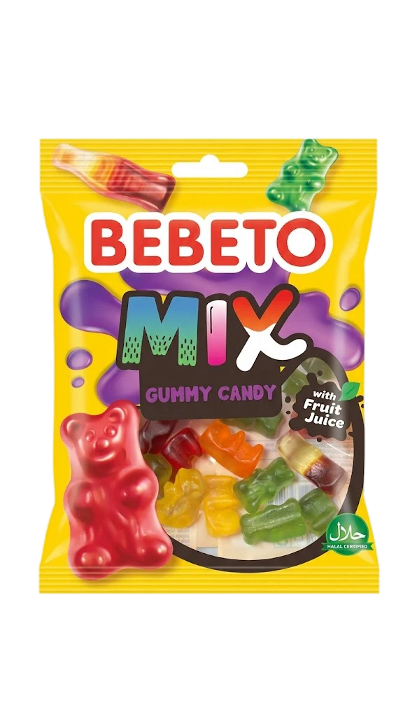 Bebeto Assorted Gummies – Caramelle Gommose Assortite 80 g