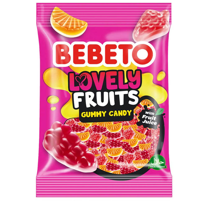 Bebeto Lovely Fruits – Caramelle Gommose alla Frutta 80 g