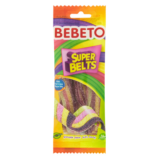 Bebeto Super Belt – Cinture Gommose Frizzanti Mix Frutta 75 g