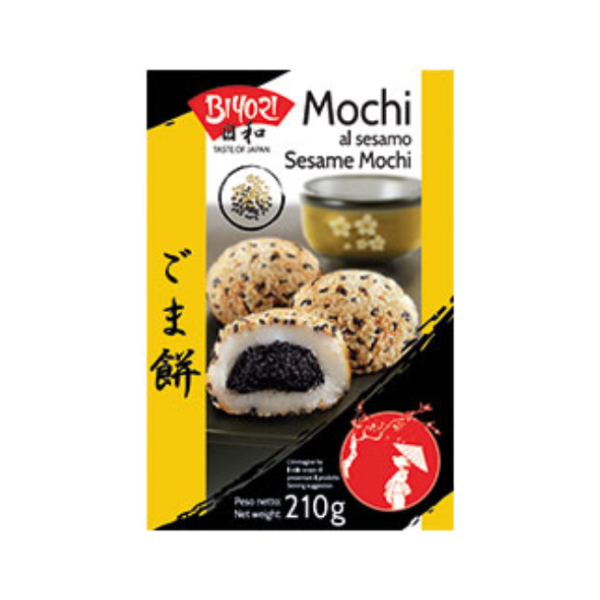 Mochi al Sesamo – 210g | Dolce Giapponese Tradizionale BIYORI