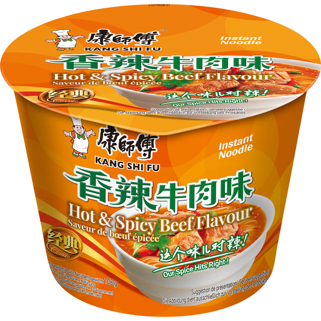 Master Kong – Noodles Istantanei al Manzo Piccante – 108 g