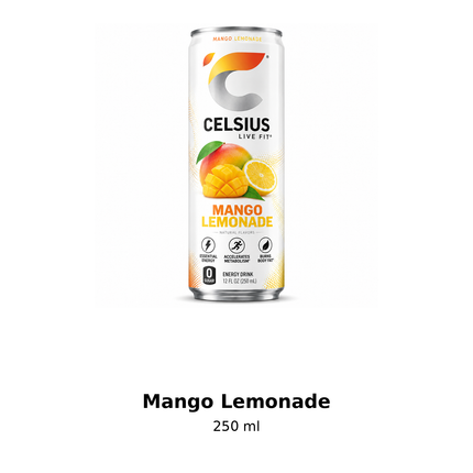 CELSIUS Mango Lemonade 250 ml - 展示图