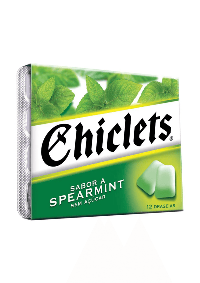Chiclets Spearmint – Chewing Gum alla Menta Verde 16,5 g