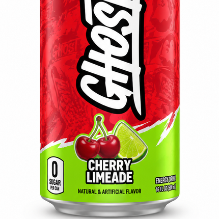 GHOST Energy Cherry Limeade Zero Sugar 500 ml - dettaglio gusto