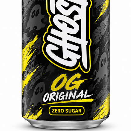 GHOST Energy OG Original Zero Sugar 500 ml - 口味特写