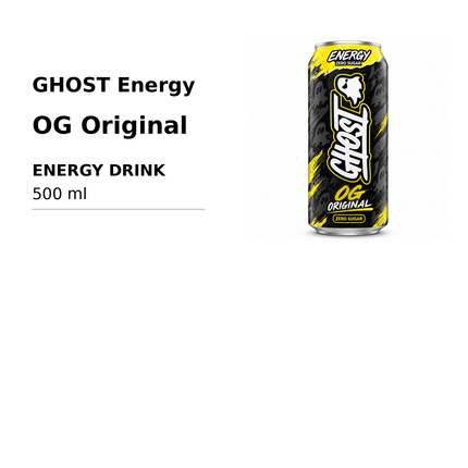 GHOST Energy OG Original Zero Sugar 500 ml - 规格信息