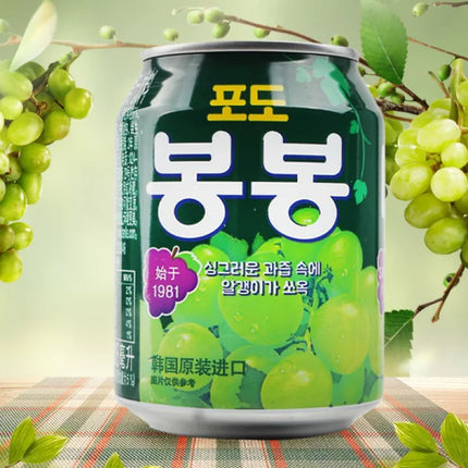 Bong Bong Grape Drink 238ml – Koreanischer Traubensaft mit Fruchtstücken