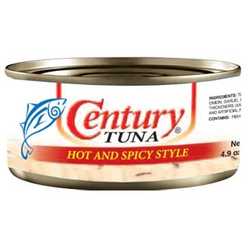 Century Tuna Hot & Spicy – Tonno Piccante in Scatola 140g | Ricco di Gusto e Proteine