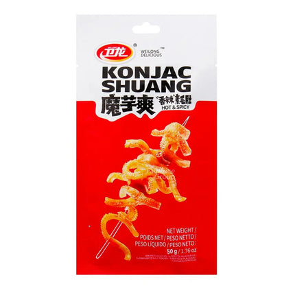Snack Konjac Shuang Weilong – Gusto Piccante (50g)