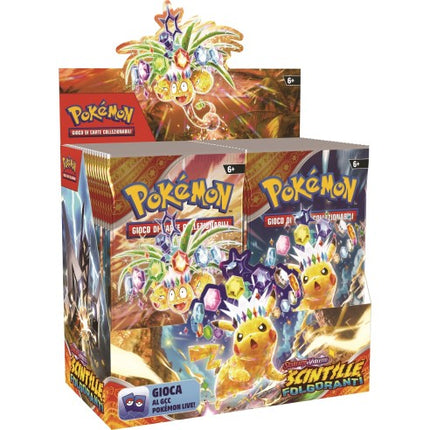 Pokémon Scarlatto E Violetto - Scintille Folgoranti - Bustina Singola 10 Carte (Ita)
