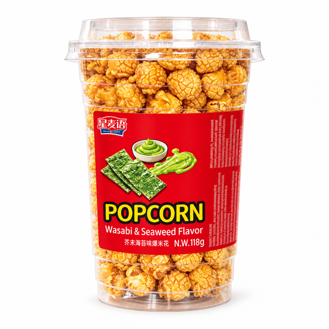 Xing Mai Yu – Popcorn al Gusto Senape e Alghe 118 g