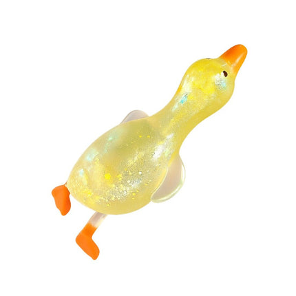 Keycraft Sparkly Squishy Duck – Weiches Anti-Stress-Sensorikspielzeug mit Glitzer