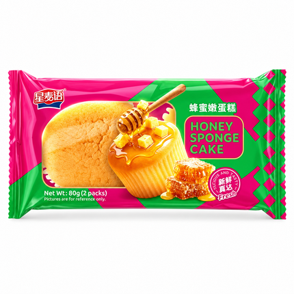 Xing Mai Yu – Tortine al Miele 80 g, 2 Pezzi