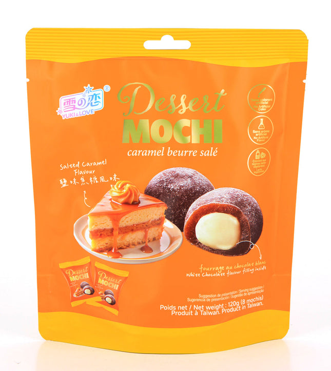 YUKI & LOVE Mochi gusto cioccolato e caramello salato 120 g