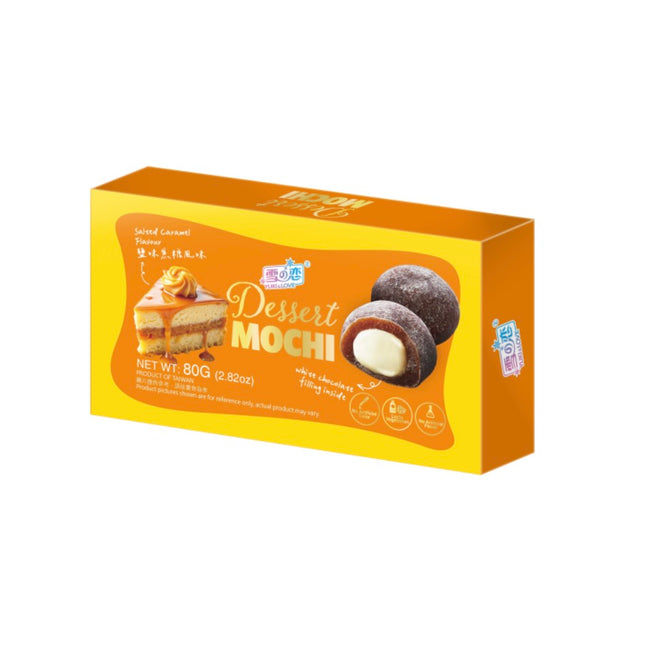 YUKI & LOVE – Mochi al cioccolato e caramello salato – 80 g